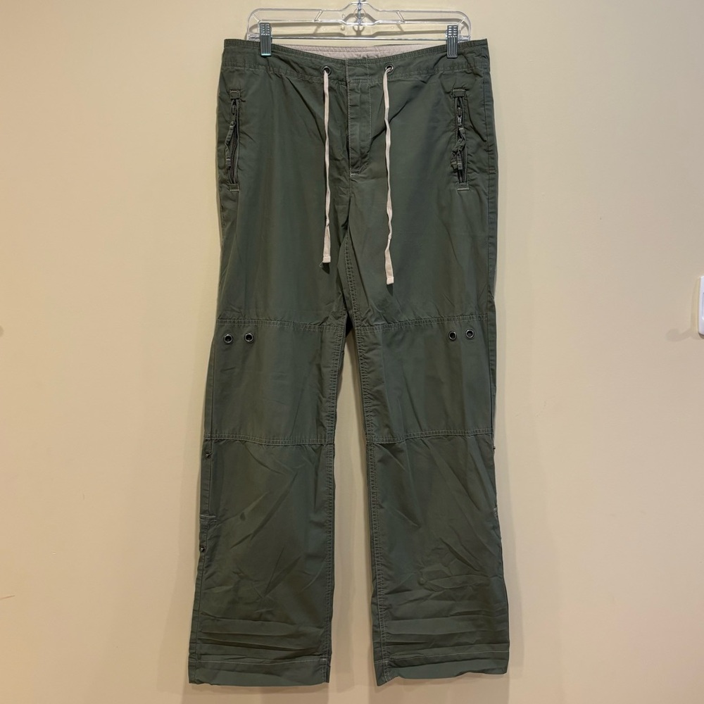 GAP Olive Green Drawstring Utility Pants Size 8
